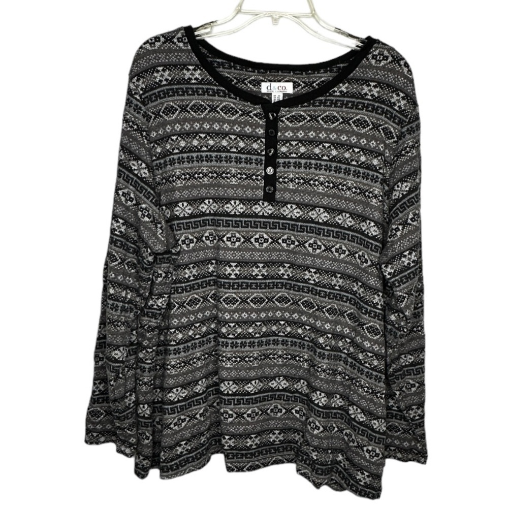 Denim & Company Henley Shirt
